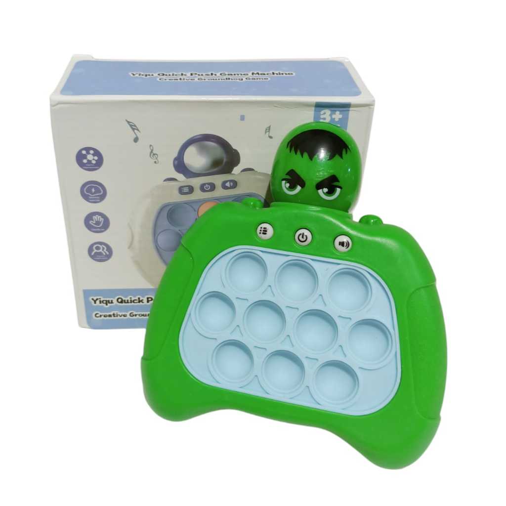 Quick Push Pop Game โ Fast Push Bubble Fidget Toy with Lights | Fun Sensory Game for Kids & Adults | Birthday Gift