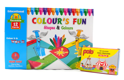 Color it and Wipe it - 12 reusable coloring sheets for kids.