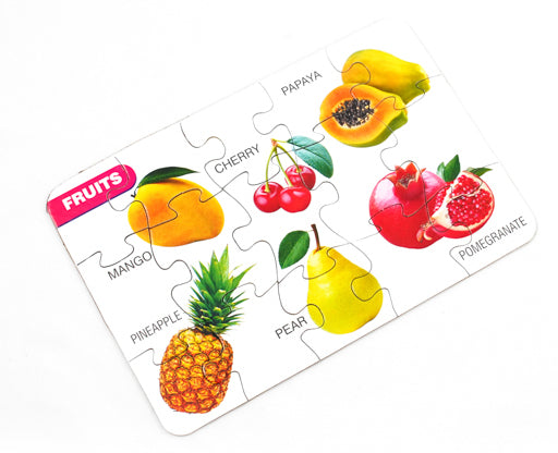 Educational Jigsaw Puzzle Range for Kids (Match The Fruit & Vegetable)
